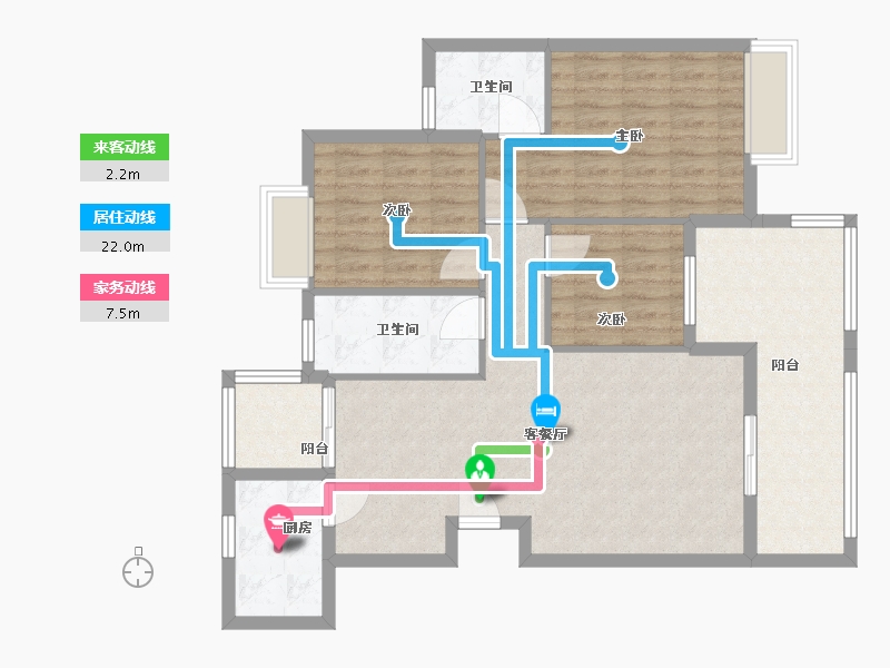 湖南省-常德市-富华领袖公馆-99.00-户型库-动静线