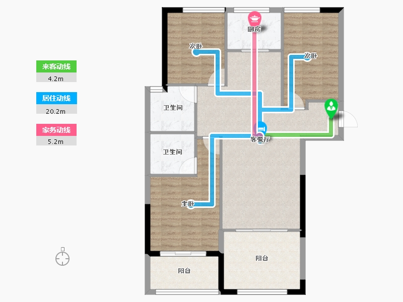 福建省-南平市-建瓯宏林世纪城-96.67-户型库-动静线