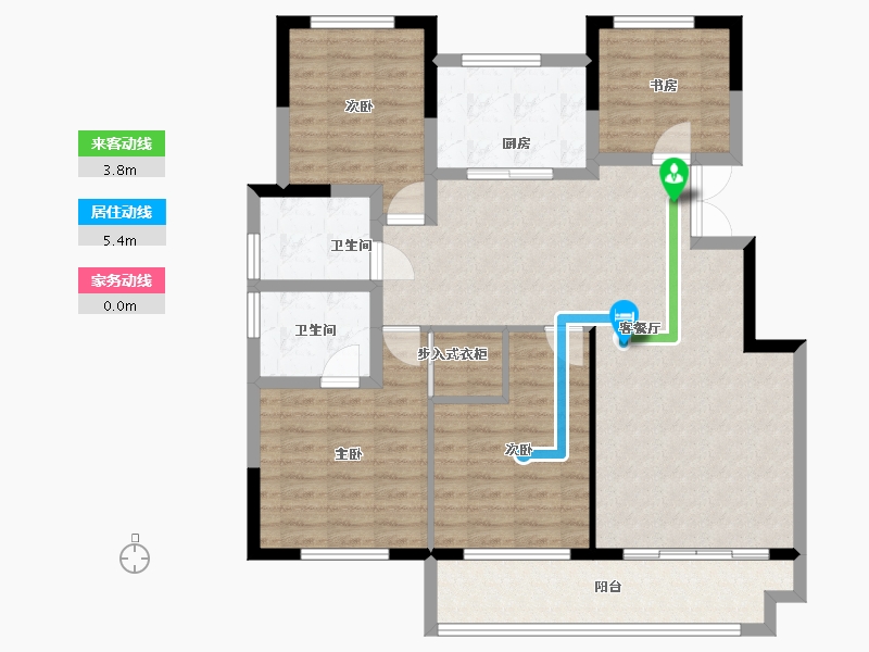 浙江省-衢州市-陶然里-110.13-户型库-动静线