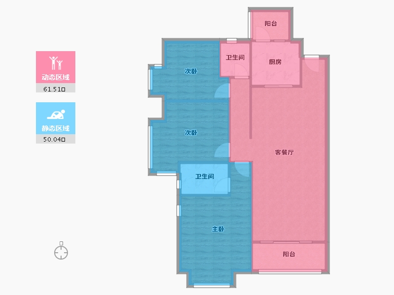 广东省-佛山市-聚居乐-102.30-户型库-动静分区