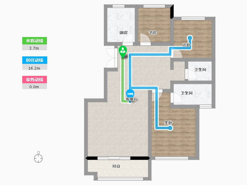 浙江省-衢州市-魁星里-85.51-户型库-动静线