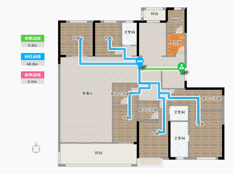 湖北省-荆州市-楚天都市·御湖—品-248.00-户型库-动静线