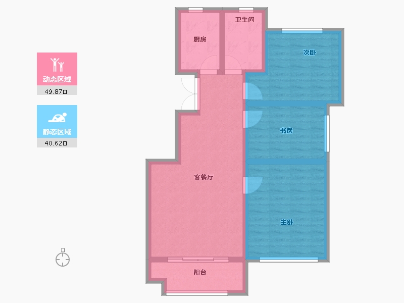 浙江省-衢州市-魁星里-80.51-户型库-动静分区