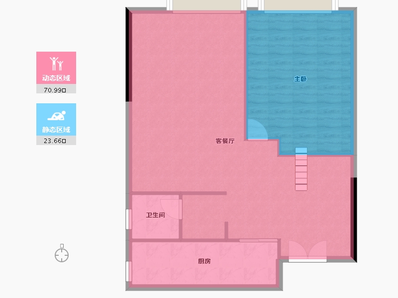 江西省-赣州市-富力现代城-88.00-户型库-动静分区