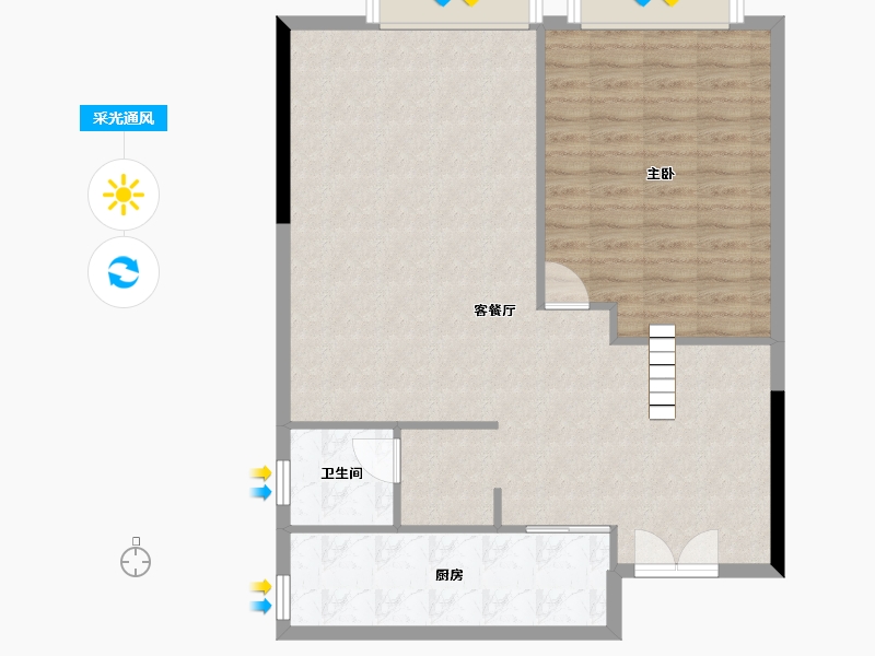 江西省-赣州市-富力现代城-88.00-户型库-采光通风