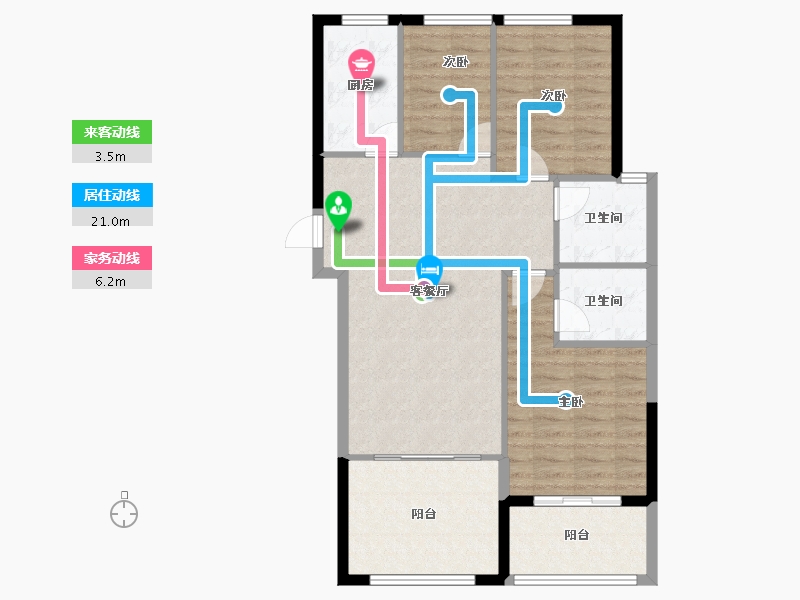 福建省-南平市-建瓯宏林世纪城-89.77-户型库-动静线