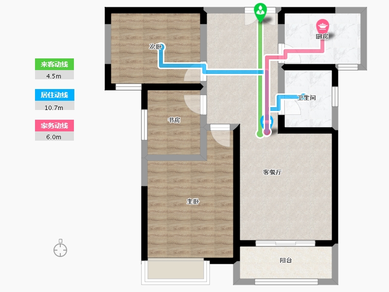 广东省-湛江市-开元西湖春天-77.84-户型库-动静线