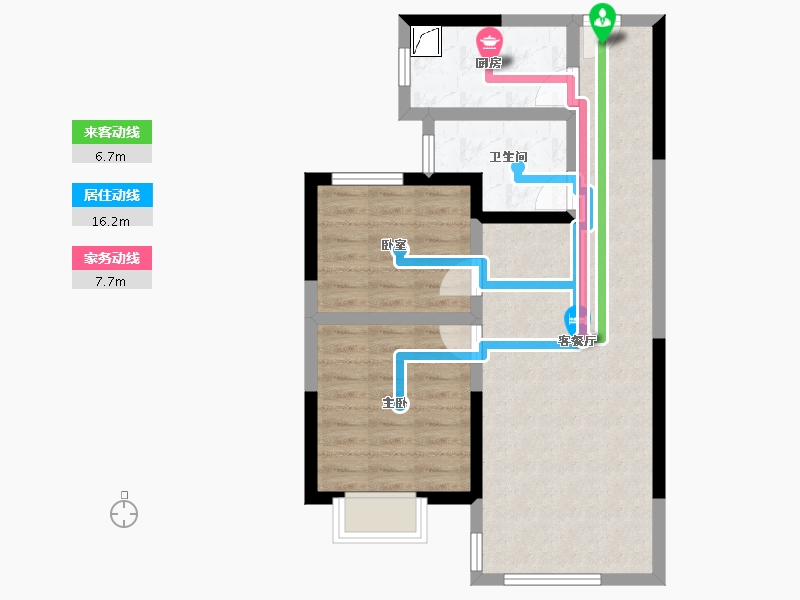 河南省-三门峡市-瑞德学府壹號-64.79-户型库-动静线