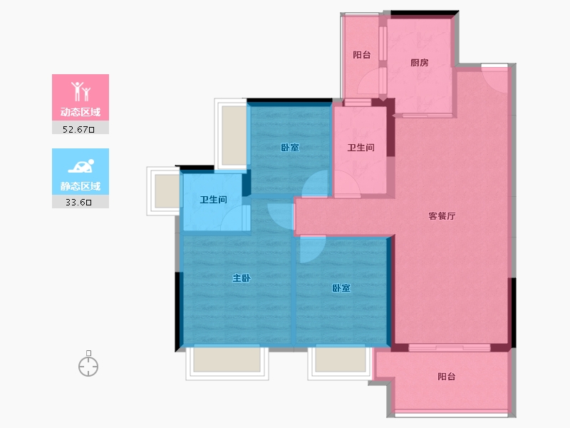 广东省-湛江市-华源城-77.09-户型库-动静分区