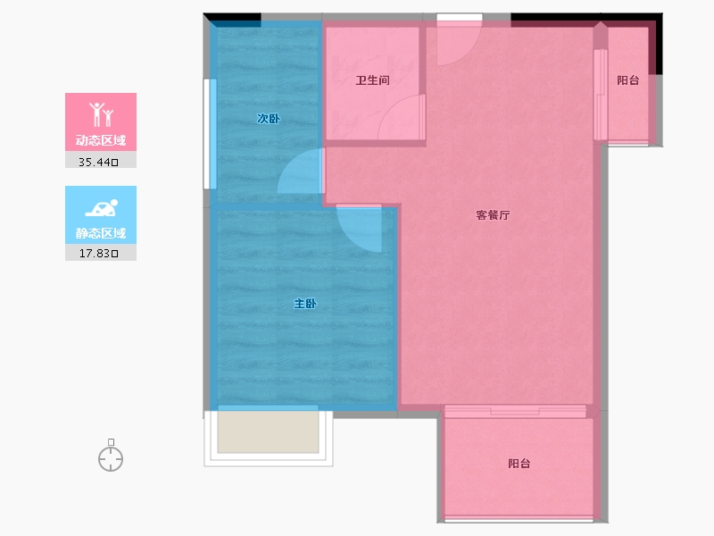 福建省-南平市-恒华央著-48.48-户型库-动静分区