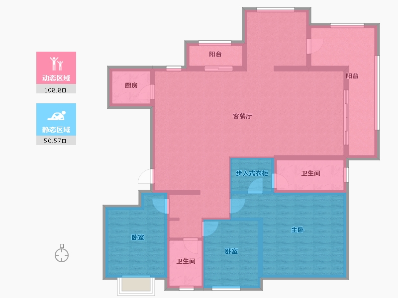 河南省-三门峡市-中航仙本那-144.00-户型库-动静分区