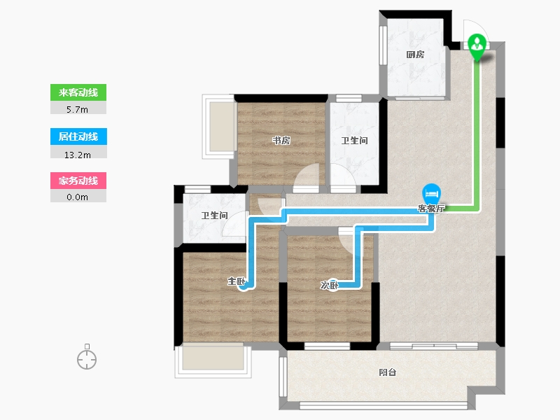 广西壮族自治区-梧州市-彰泰城-93.00-户型库-动静线