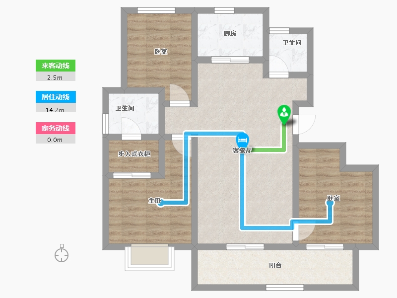 浙江省-丽水市-志城铂金时代-80.94-户型库-动静线