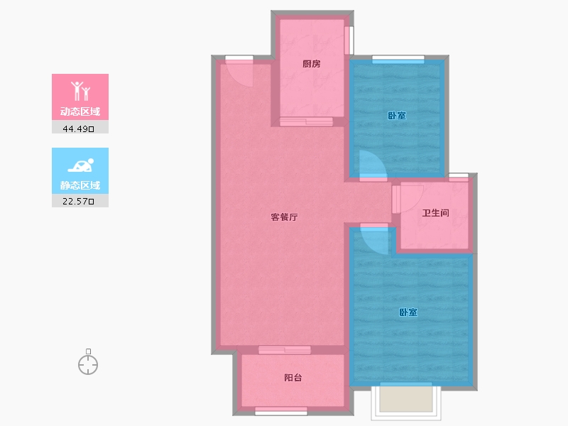 浙江省-丽水市-志城铂金时代-59.01-户型库-动静分区