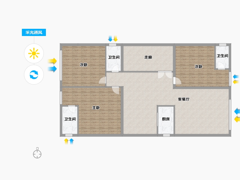 福建省-泉州市-永和-183.00-户型库-采光通风