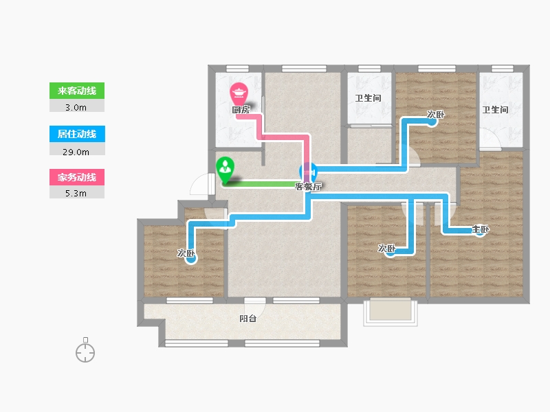 山东省-日照市-德瑞·锦绣学府-110.40-户型库-动静线