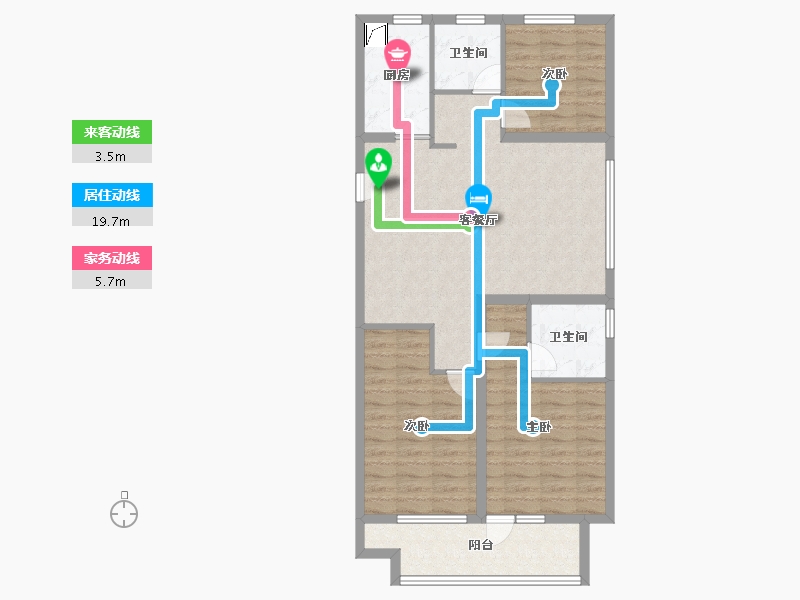 山东省-日照市-山海大象和悦万家-89.60-户型库-动静线