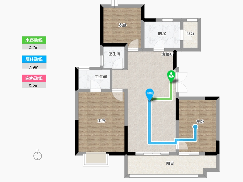 陕西省-汉中市-陕建·汉悦府-92.00-户型库-动静线