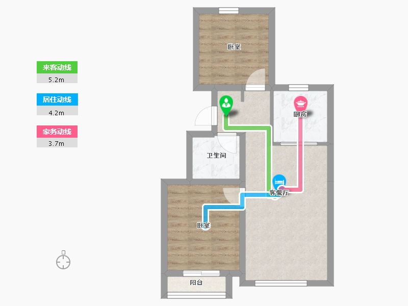 河北省-秦皇岛市-金龙和玺-52.33-户型库-动静线