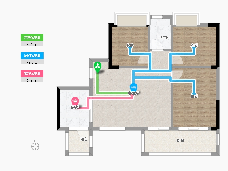 广东省-肇庆市-肇庆锦绣山河-83.00-户型库-动静线