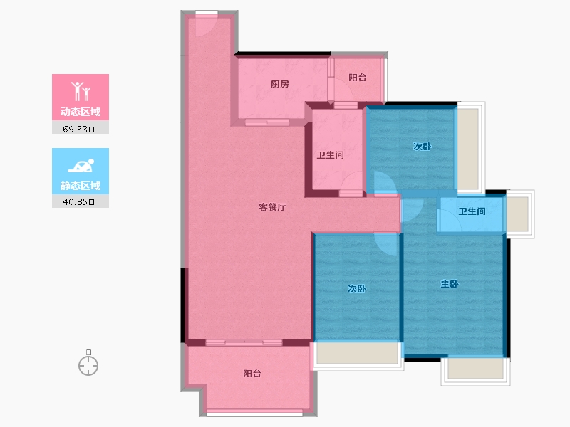 广东省-湛江市-公园一号-98.85-户型库-动静分区