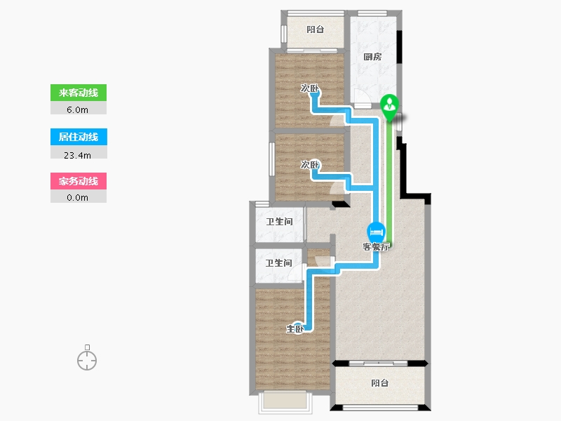 湖南省-邵阳市-汇富金街-118.20-户型库-动静线