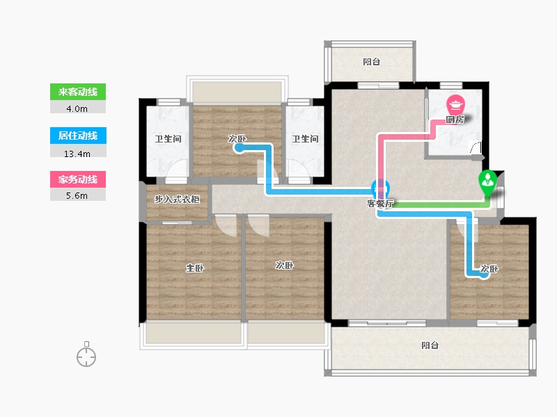 广东省-汕头市-星海祥和苑-0.00-户型库-动静线