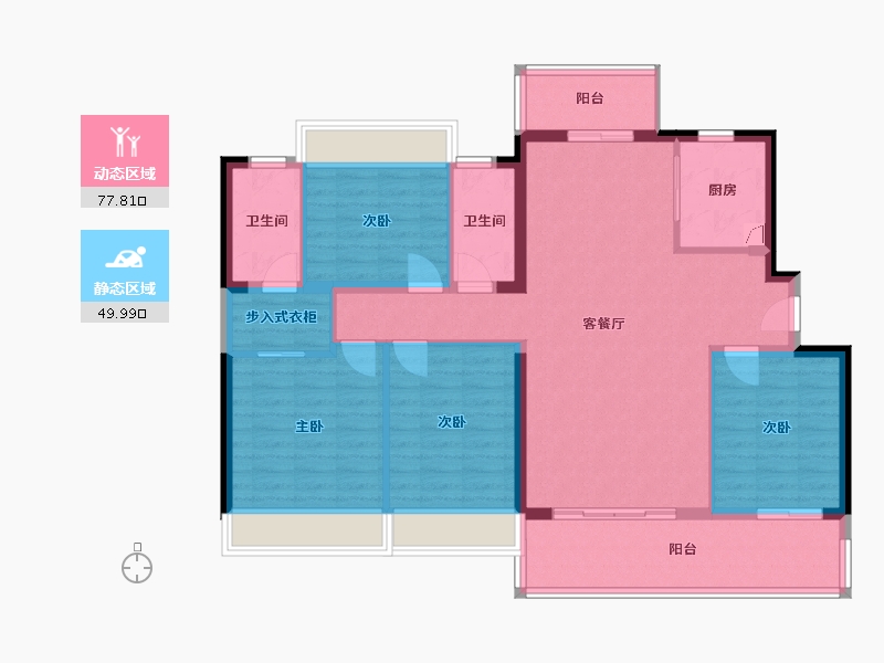 广东省-汕头市-星海祥和苑-0.00-户型库-动静分区