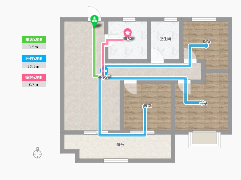 山东省-威海市-中梁国信海岳府-72.01-户型库-动静线