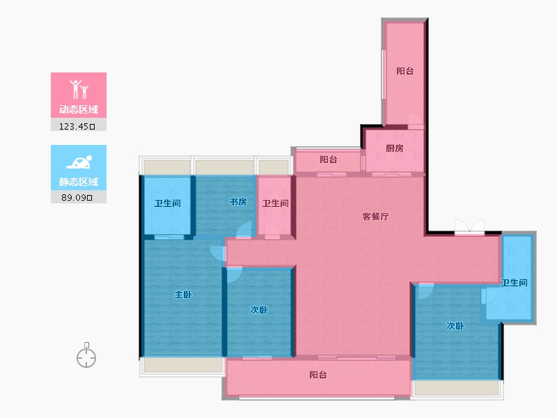 广东省-湛江市-湛江华侨城欢乐海湾-192.37-户型库-动静分区