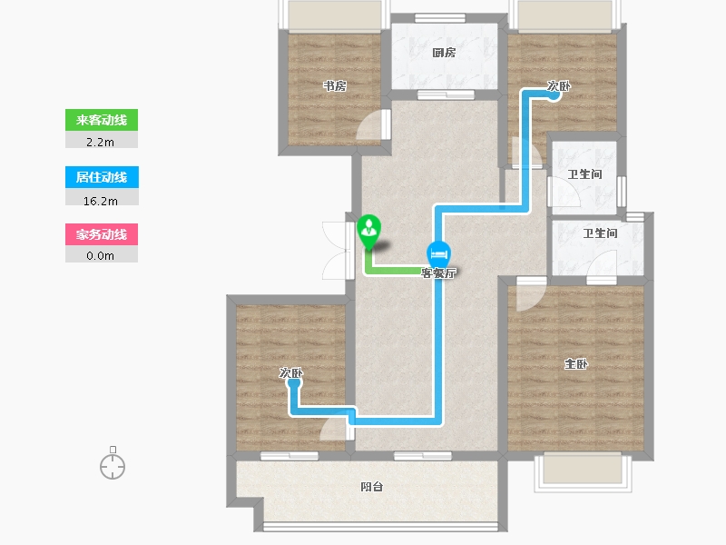 陕西省-汉中市-陕建·汉悦府-101.60-户型库-动静线