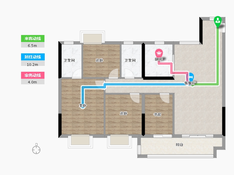 江西省-赣州市-保利·堂悦-100.01-户型库-动静线