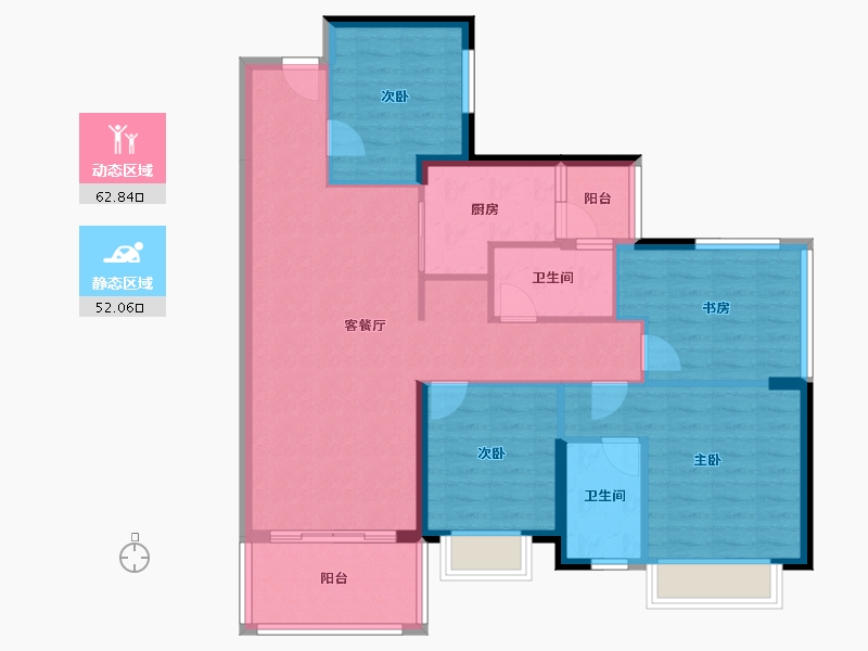 广东省-湛江市-盛和园-103.23-户型库-动静分区