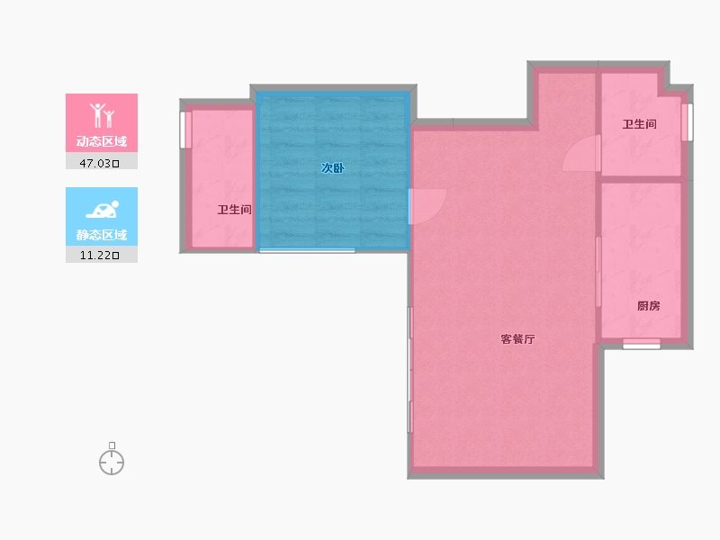 广西壮族自治区-南宁市-龙光江南院子-97.44-户型库-动静分区