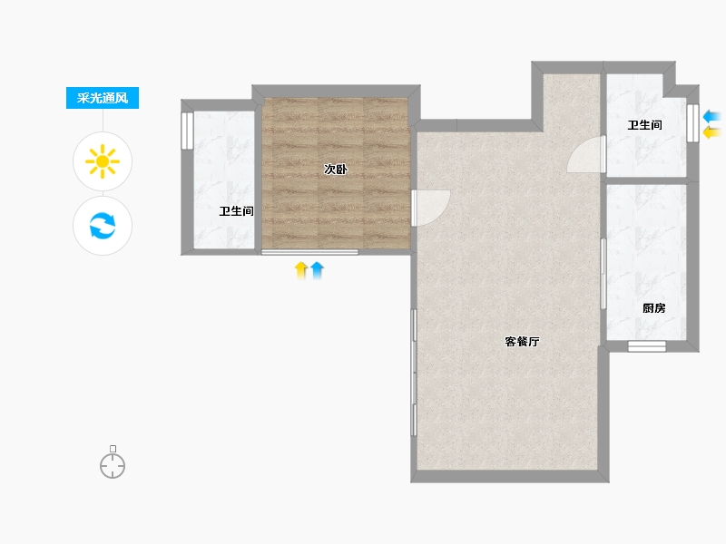 广西壮族自治区-南宁市-龙光江南院子-97.44-户型库-采光通风