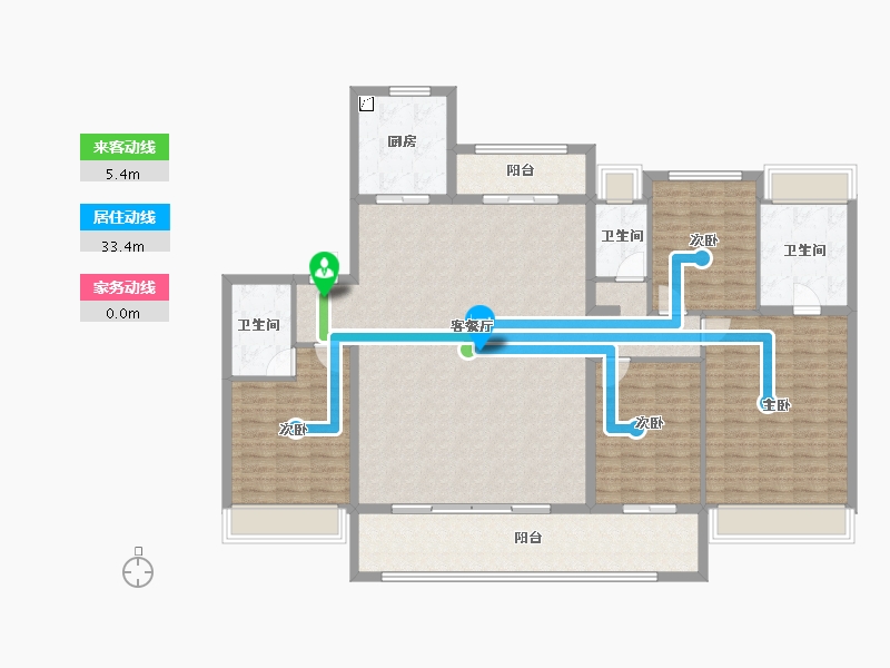 湖北省-黄冈市-红安碧桂园-159.21-户型库-动静线