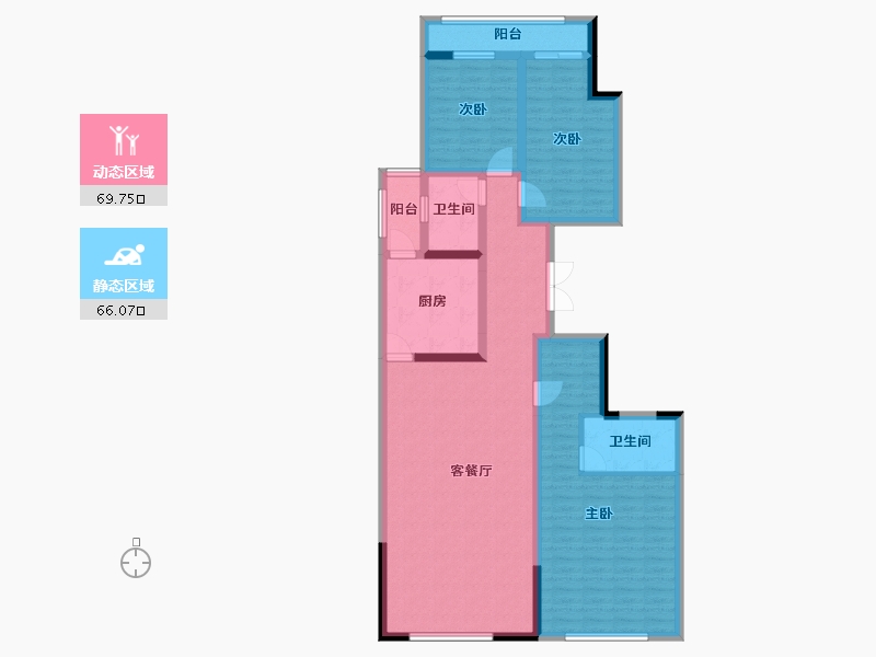 陕西省-汉中市-漢江首府-121.13-户型库-动静分区