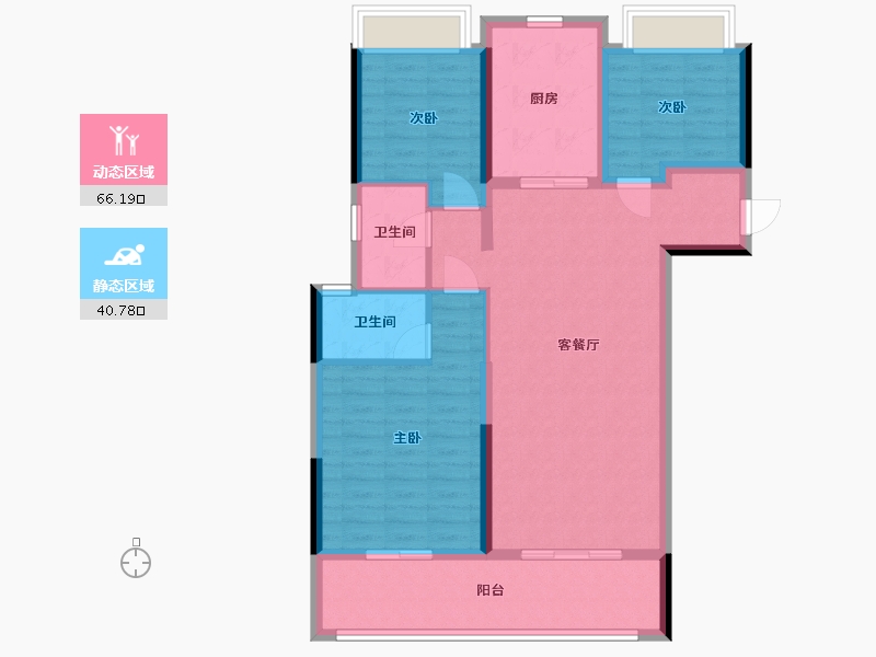 湖北省-恩施土家族苗族自治州-碧桂园天樾-99.00-户型库-动静分区