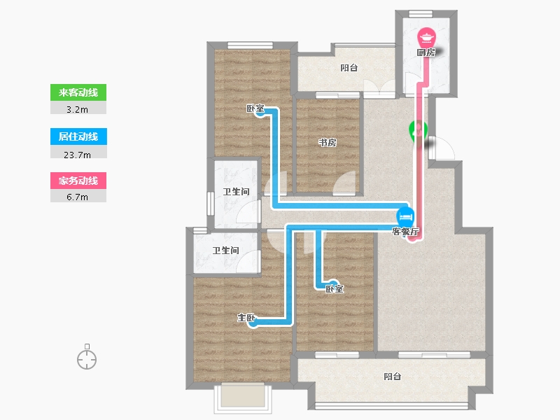 安徽省-蚌埠市-融昊外滩-102.40-户型库-动静线