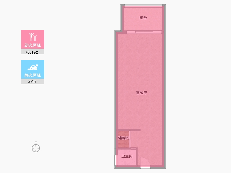 海南省-临高县-碧桂园金沙滩-41.00-户型库-动静分区