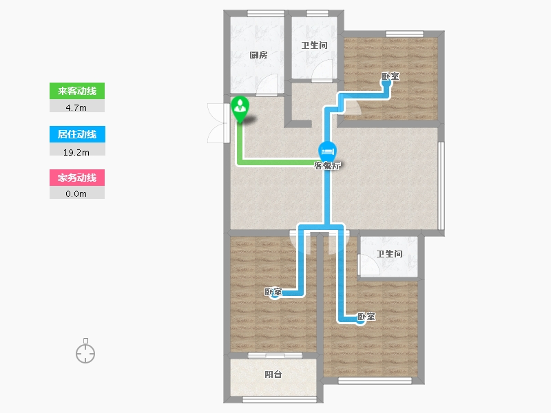 安徽省-蚌埠市-山水文园-97.71-户型库-动静线