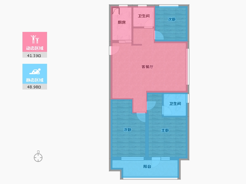 山东省-日照市-山海大象和悦万家-80.00-户型库-动静分区