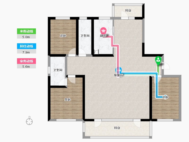 山东省-日照市-山海大象·德济万家-136.00-户型库-动静线