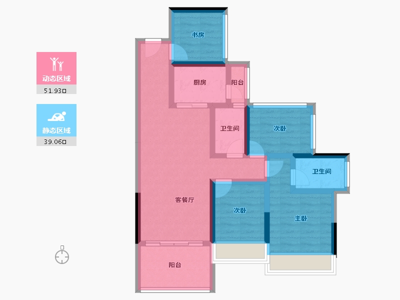 广东省-湛江市-达智华府-79.10-户型库-动静分区