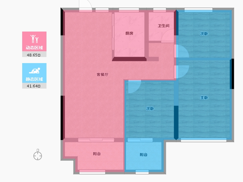 安徽省-池州市-昌盛·翰林学府-81.11-户型库-动静分区