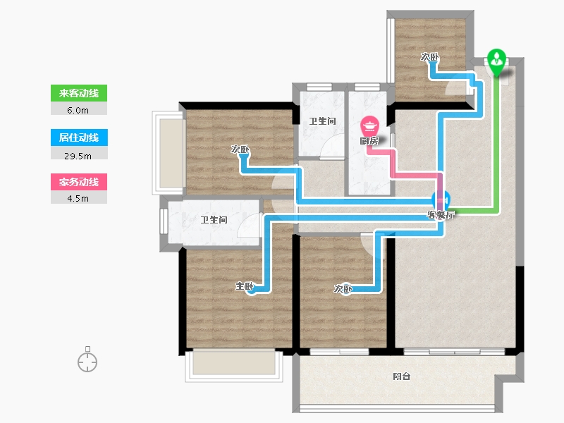 广东省-湛江市-钰海豪庭-97.15-户型库-动静线