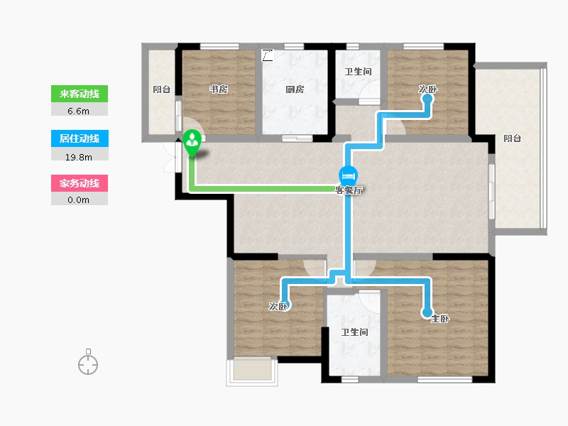 湖北省-宜昌市-万豪中心-122.10-户型库-动静线