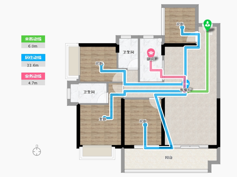 广东省-湛江市-钰海豪庭-93.53-户型库-动静线