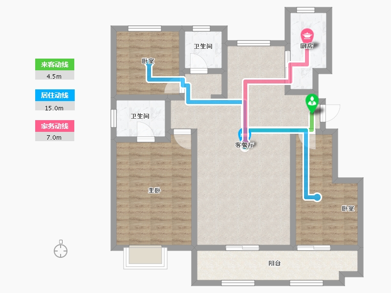 山东省-威海市-中梁国信海岳府-96.01-户型库-动静线