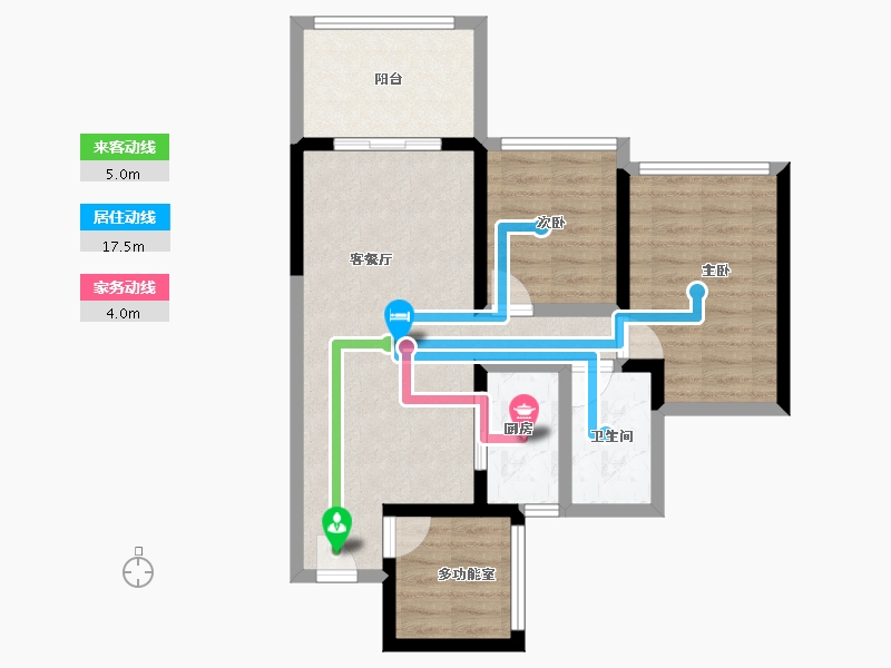 广东省-湛江市-达智华府-67.89-户型库-动静线